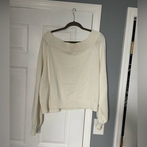 WeWoreWhat Off the Shoulder slouchy sweater